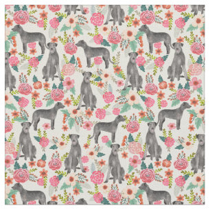 tecido floral de Wolfhound