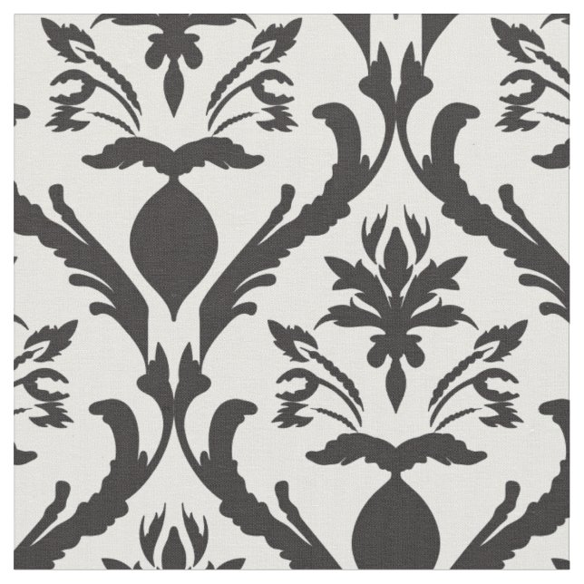 Tecido Floral e Feather Damask (Detalhe)
