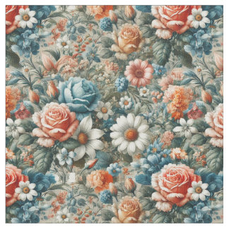 Tecido Floral Exquisite