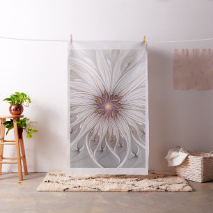 Tecido Floral Fantasy, Abstrato Moderna Flor Pastel