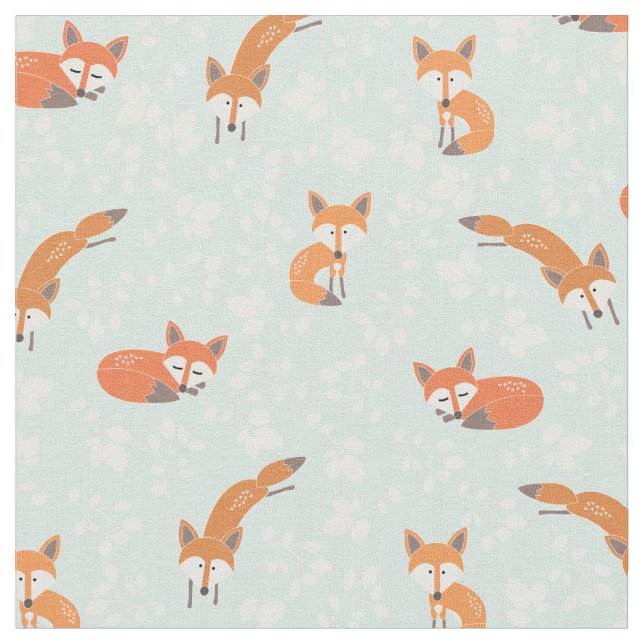 Tecido Floral Foxy por impressões de Origami (Detalhe)