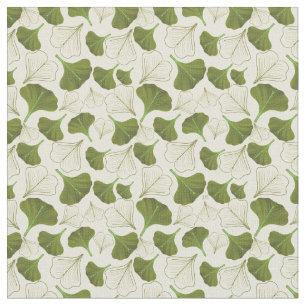 Tecido Floral Gingko Leaf Pattern