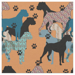 tecido Floral impressão