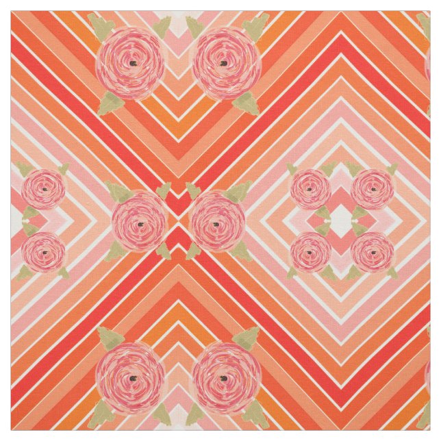 Tecido Floral Moderno (Modelo)