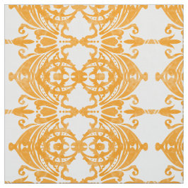 Tecido Floral Moderno Coral