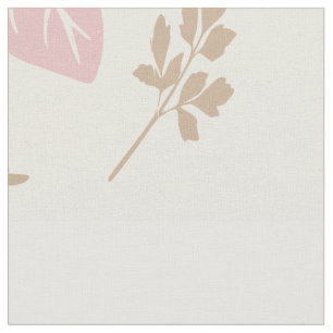 Tecido Floral Pêssego