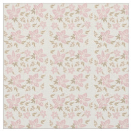Tecido Floral Rosa