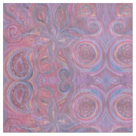 tecido floral roxo e cor-de-rosa de paisley