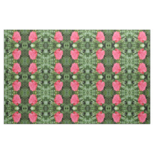Tecido Floral Selvagem Rosa