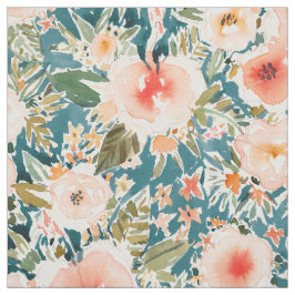Tecido Floral tropical do HIBISCUS NIGHTSWEATS