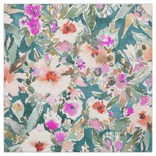 Tecido Floral tropical luxúria das FÉRIAS DELEGADAS