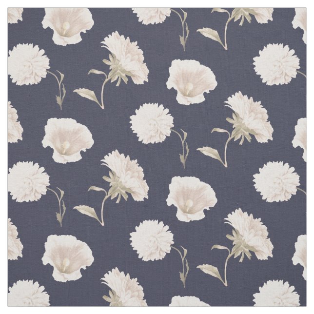 Tecido Flores brancas (Modelo)