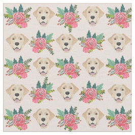 Tecido Flores cor-de-rosa amarelas do laboratório