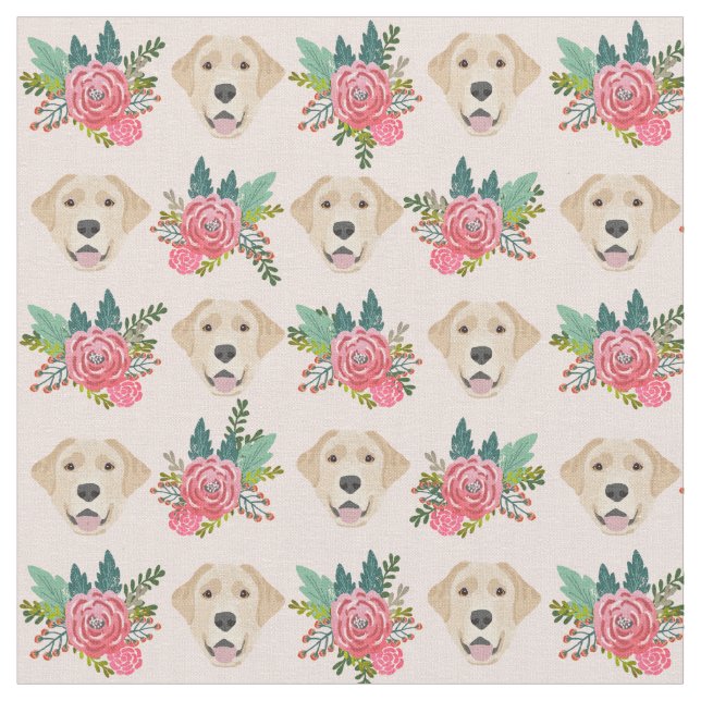 Tecido Flores cor-de-rosa amarelas do laboratório (Detalhe)