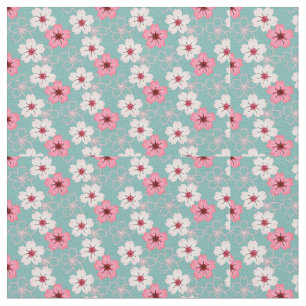 Tecido Flores de Aquarela
