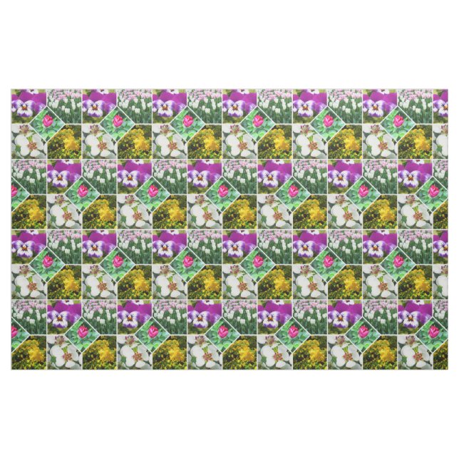 Tecido Flores de primavera (Fat Quarter)