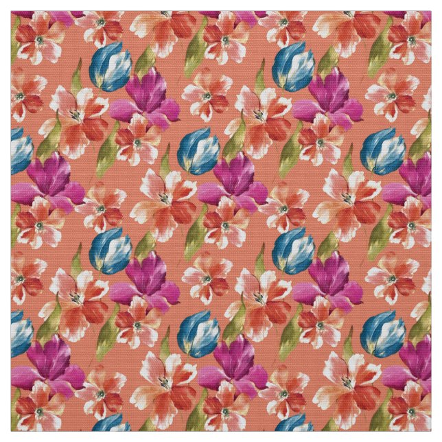 Tecido Flores de primavera (Modelo)