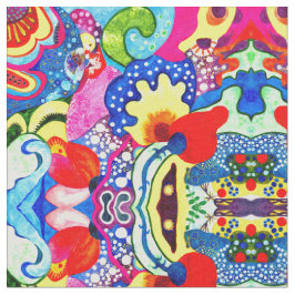 Tecido Flores do Flamenco