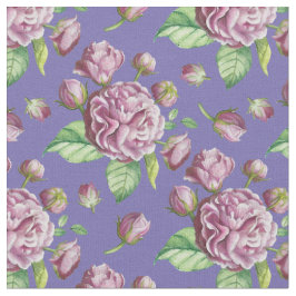 Tecido Flores do Jardim de Camellia Rosa