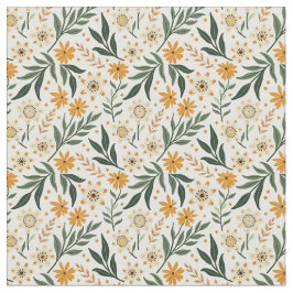 Tecido Flores Fanciosas Boho