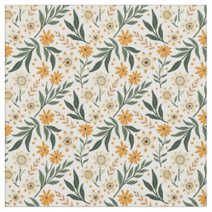 Tecido Flores Fanciosas Boho