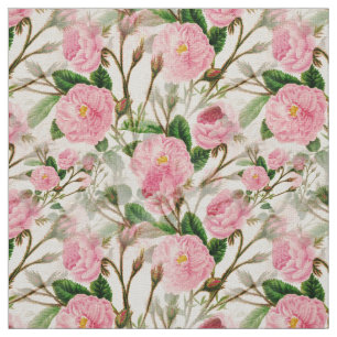 Tecido Flores, Folhas e Combustíveis de Península Rosa
