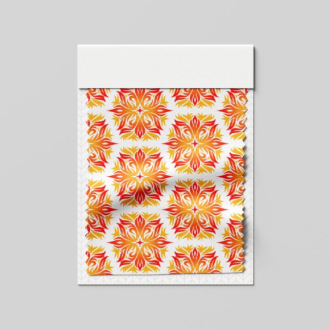 Tecido Flores Laranja, Padrão De Flores, Padrão Floral (Criador carregado)