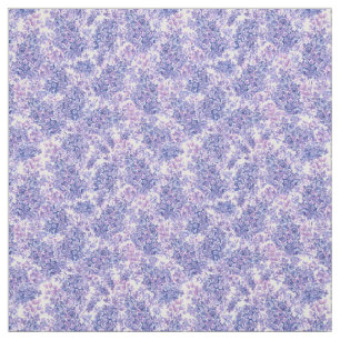 Tecido Flores lilás de cor aquosa violeta