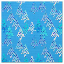 Flores modernas árvores de Natal - azul-céu