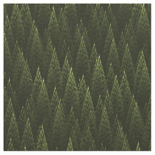 Tecido Floresta de Conífer Fractal