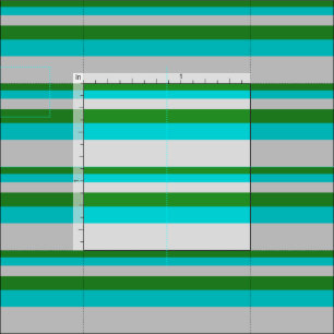 Tecido Floresta Verde, Turquesa Escura e Cinzas Leves