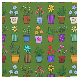 Tecido Flower Pots