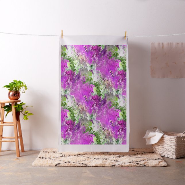 Tecido Fluindo Petunias..... (In Situ)