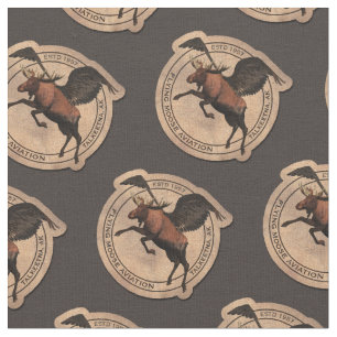 Tecido Flying Moose Aviation Patch