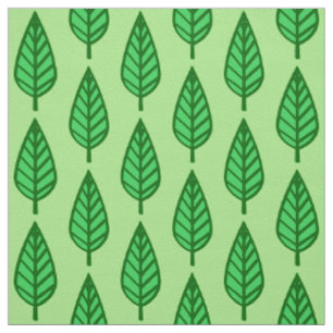 Tecido Folha de faia - tons verdes