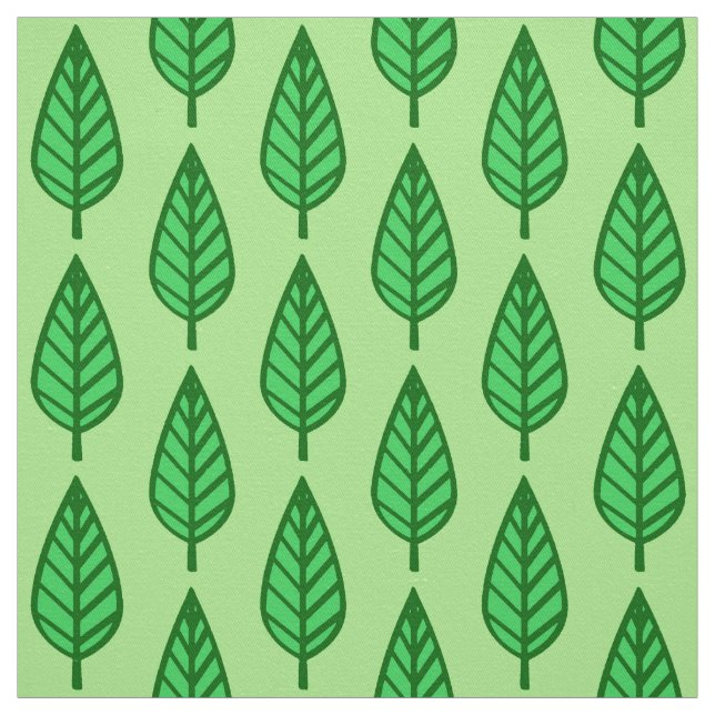 Tecido Folha de faia - tons verdes (Modelo)