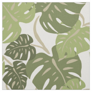 Tecido Folha havaiana de Monstera do gancho do penhasco