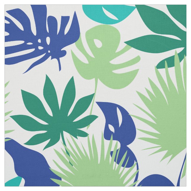 Tecido Folhas tropicais (Modelo)