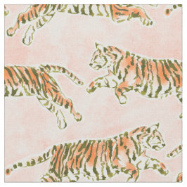 Tecido FORÇA TIGRE Blush Safari