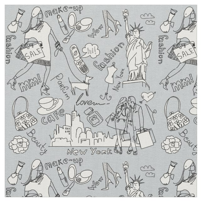 Tecido Forma de New York (Detalhe)