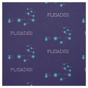 Tecido Formação de estrelas Pleiades