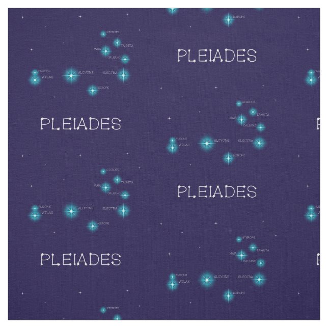 Tecido Formação de estrelas Pleiades (Modelo)