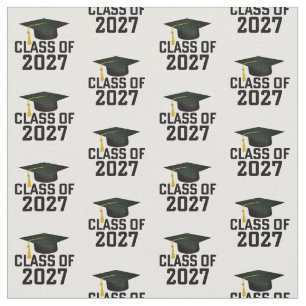 Tecido Formatura da turma de 2027 de Letterman
