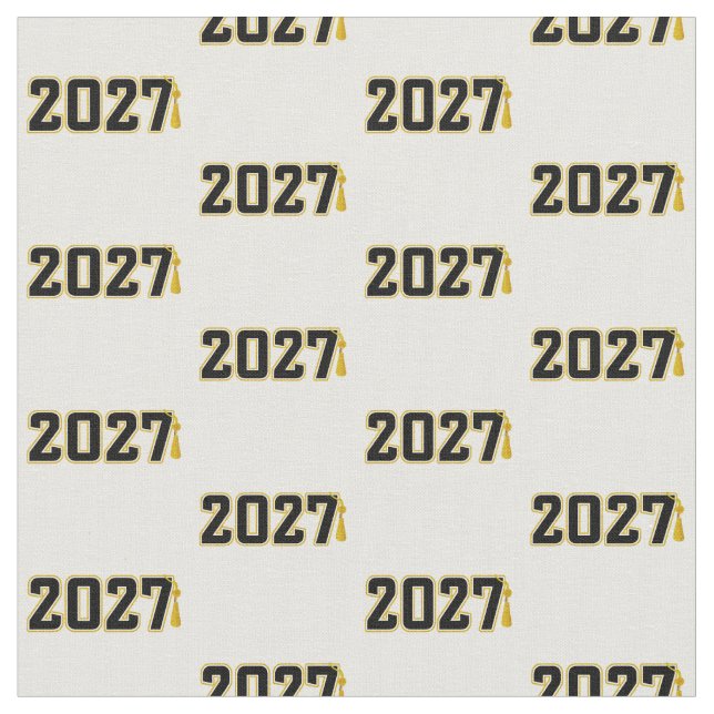 Tecido Formatura da turma de 2027 de Letterman (Detalhe)