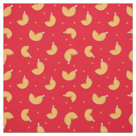 Tecido Fortune Cookie Red Chinese - Bom Padrão de Sorte