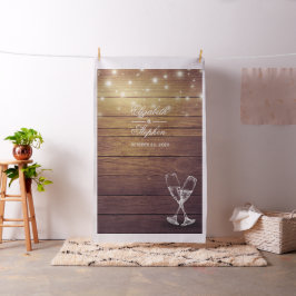Tecido Foto de Casamento Booth Fundo Champanhe Vidro Made