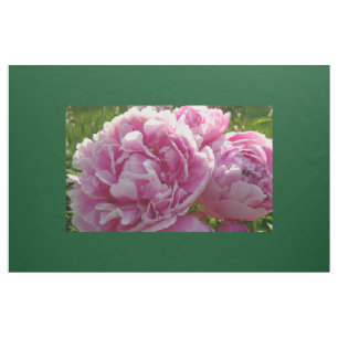 Tecido Foto rosa de Peony caseiro caseiro caseiro floral