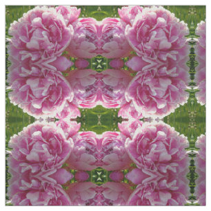 Tecido Foto rosa de Peony caseiro caseiro caseiro floral