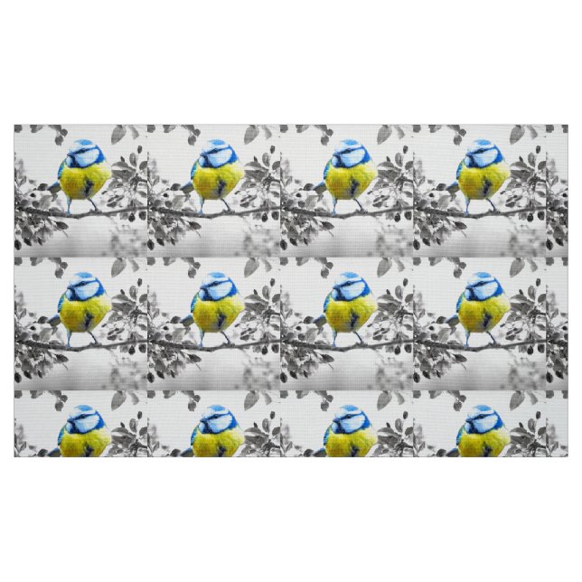 Tecido Fotografia de aves (Fat Quarter)