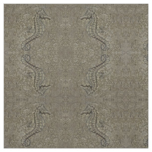 Tecido Fotografia de Cavalo-do-Mar Molhado